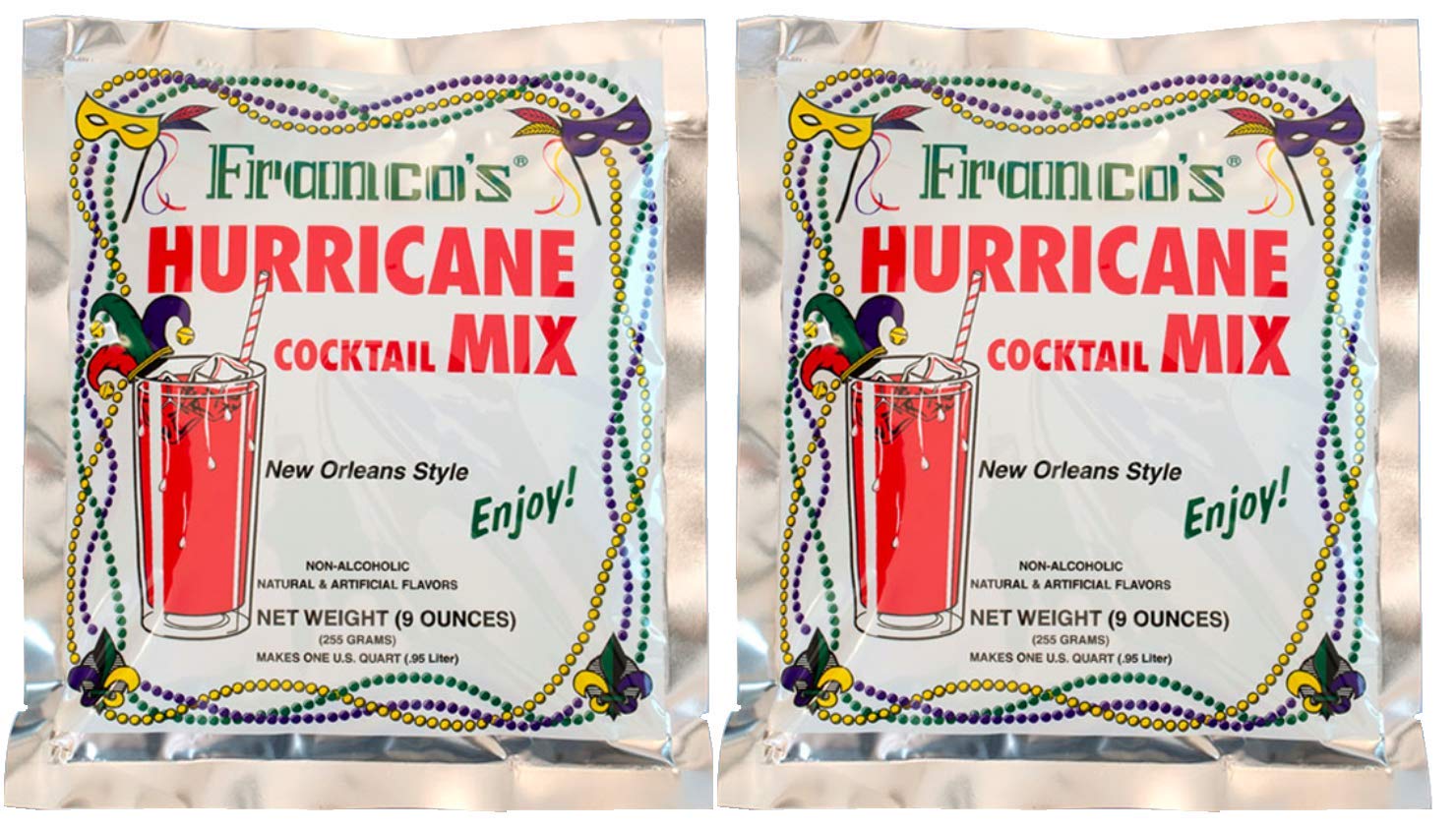 Amazon.com : Franco's New Orleans Style Hurricane Cocktail Mix, 9